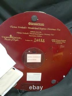 AUTHENTIC Thomas Kinkade Wonderland Express Christmas Tree #14588 Working Perfec