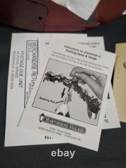 AUTHENTIC Thomas Kinkade Wonderland Express Christmas Tree #14588 Working Perfec