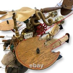 Airy Stottle #19 Brian Kidwell Flying Santa Inventor Industrial Art 2000 Signed