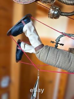 Airy Stottle #19 Brian Kidwell Flying Santa Inventor Industrial Art 2000 Signed