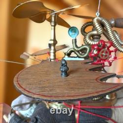 Airy Stottle #19 Brian Kidwell Flying Santa Inventor Industrial Art 2000 Signed