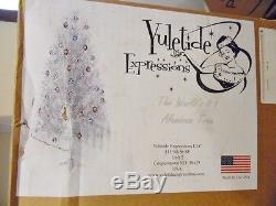 Aluminum Christmas Tree Yuletide Expressions 7FT Deluxe Slimline And Color Wheel