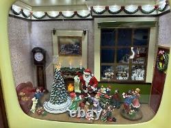 Animated Christmas Tv Scene -rare Find! Vintage! Unique Opportunity