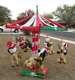 Animated Home Accents Christmas Merry Go Round Not Made Anymore Rare