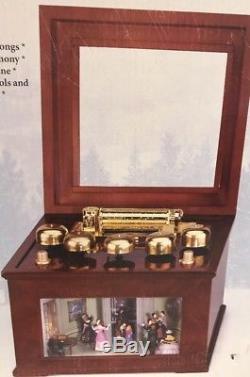 Animated Music Box with Real Brass Bells MR CHRISTMAS Victorian Ballroom Dancers