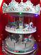 Animated Musical Lighted Double Decker Carousel Christmas Decor