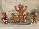 Annalee Christmas Gingerbread Man Baking Tabletop Display Complete Set In Box