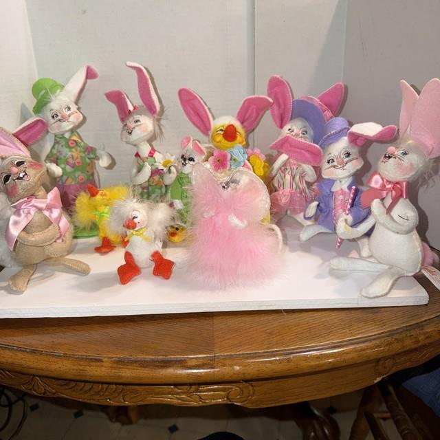 Annalee Easter Rabbit Spring Dolls Duck 2016 17 18 04 Lot 11 Pcs