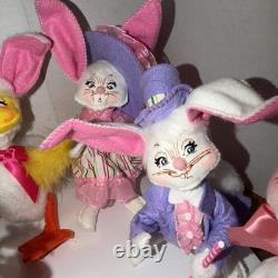 Annalee Easter Rabbit Spring Dolls Duck 2016 17 18 04 Lot 11 Pcs