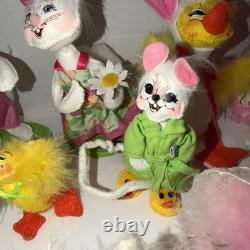 Annalee Easter Rabbit Spring Dolls Duck 2016 17 18 04 Lot 11 Pcs