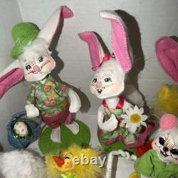 Annalee Easter Rabbit Spring Dolls Duck 2016 17 18 04 Lot 11 Pcs