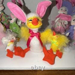 Annalee Easter Rabbit Spring Dolls Duck 2016 17 18 04 Lot 11 Pcs