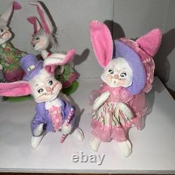 Annalee Easter Rabbit Spring Dolls Duck 2016 17 18 04 Lot 11 Pcs