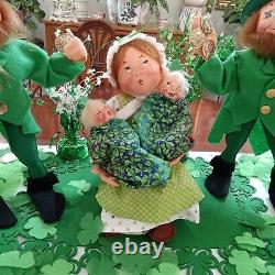 Annalee St Patrick's Day Irish Dolls. Twins. Vintage