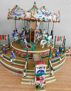 Another Original Mr. Christmas Holiday Around The Carousel Electronic Vintage