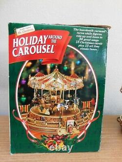 Another Original Mr. Christmas Holiday Around The Carousel Electronic Vintage