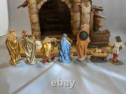 Anri Nativity Creche 1960's Christmas Set Walter Bacher Figures Carved Wood