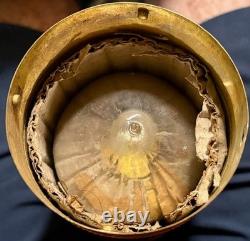 Antique 1914 Icy-hot Brass Thermos Veiled Prophet Icy-hot Bottle Co U. S. A