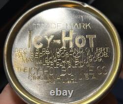 Antique 1914 Icy-hot Brass Thermos Veiled Prophet Icy-hot Bottle Co U. S. A