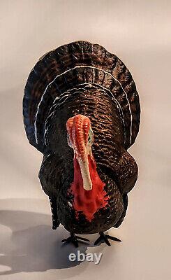 Antique 1920 Turkey Candy Container Paper Mache Thanksgiving Holiday Germany