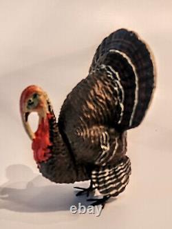 Antique 1920 Turkey Candy Container Paper Mache Thanksgiving Holiday Germany