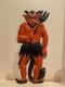 Antique 1920s German Embossed Die Cut Krampus Devil Cardboard Halloween 6 X 15