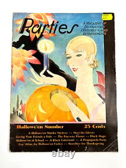 Antique 1929 Dennison's Halloween Party Magazine boogie book #2