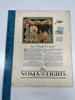 Antique 1929 Dennison's Halloween Party Magazine boogie book #2