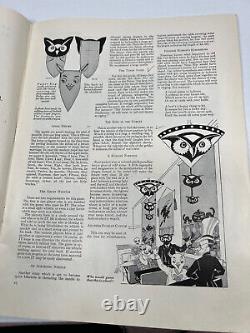 Antique 1929 Dennison's Halloween Party Magazine boogie book #2