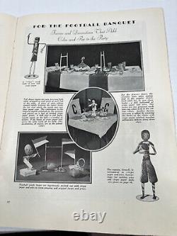 Antique 1929 Dennison's Halloween Party Magazine boogie book #2