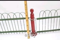 Antique A. W. Drake Wood & Metal Christmas Tree or Toy Fence Complete With Box