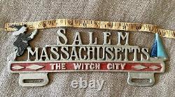 Antique Cast Aluminum Salem, MA Witch Object