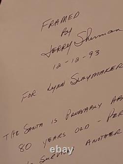 Antique Christmas Santa Doll Crepe Paper Cotton Stuffed XX RARE Dated 1915 24×13