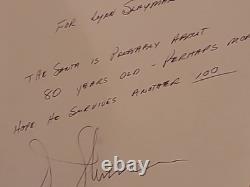 Antique Christmas Santa Doll Crepe Paper Cotton Stuffed XX RARE Dated 1915 24×13