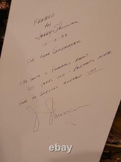 Antique Christmas Santa Doll Crepe Paper Cotton Stuffed XX RARE Dated 1915 24×13