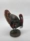 Antique Composition Turkey Candy Container Metal Feet Horsehair Beard 1900's
