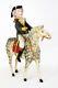 Antique German Horse Candy Container With George Washington Rider Ca1910