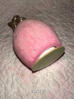 Antique German Paper Mache Bunny In Egg Candy Container Antique German Paper Mache Bunny In Egg Candy Container