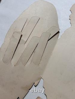 Antique Gibson Halloween Fortune Owl Get Wise Pick a Feather Rare Collectible