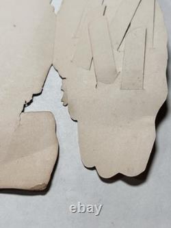 Antique Gibson Halloween Fortune Owl Get Wise Pick a Feather Rare Collectible