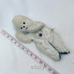 Antique Knickerbocker Snowman 12 Stuffed Doll Plush Needs Cleaning