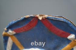 Antique Paper Mache Carnival Head Mask Halloween Witch Parade Vintage Oddity