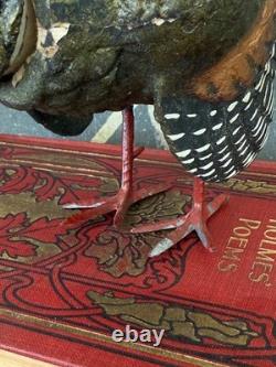 Antique Paper Mache Turkey Candy Container- 7.5 Folk Art Thanksgiving Decor Antique Paper Mache Turkey Candy Container- 7.5 Folk Art Thanksgiving Decor