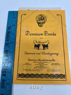 Antique RARE 1929 Dennison's Halloween Supply Catalog price list bogie book