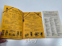 Antique RARE 1929 Dennison's Halloween Supply Catalog price list bogie book