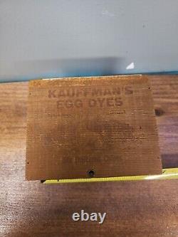 Antique RARE KAUFFMAN'S Easter EGG DYES Box GAP PA