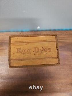 Antique RARE KAUFFMAN'S Easter EGG DYES Box GAP PA