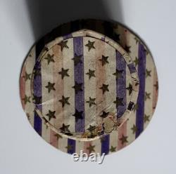 Antique STARS & STRIPES TOP HAT 4th FOURTH OF JULY GERMAN CANDY CONTAINER Antique STARS & STRIPES TOP HAT 4th FOURTH OF JULY GERMAN CANDY CONTAINER