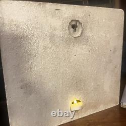 Antique Santa Chimney Mache Lighted Fireplace Xmas Tree Scene Music Box