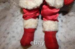 Antique Santa Claus Christmas Stuffed Early 1900's 22 Tall Doll Figure Large